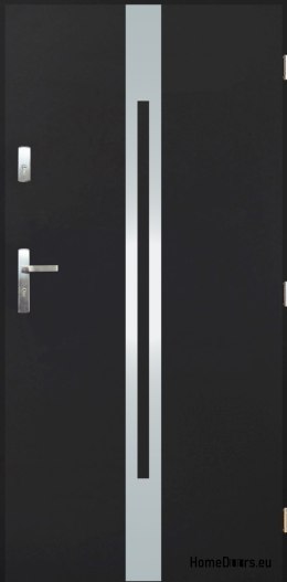 Masivní venkovní dveře A-13 INOX 70/80/90/100