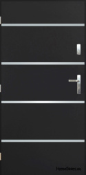 Masivní venkovní dveře A-1 INOX 70/80/90/100