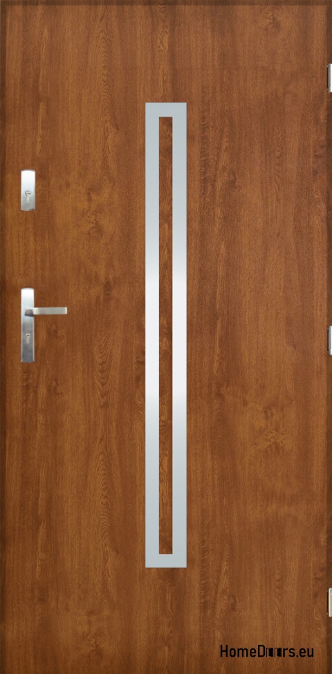 Masivní venkovní dveře A-12 INOX 70/80/90/100
