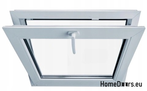 PVC VÝKLOPNÉ OKNO 1200x500 / 120x50 BÍLÉ, IHNED SKLADEM