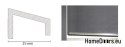 Venkovní dveře COPENHAGEN WITH BLACK GLASS THICK teplé 70mm, OFF-the-SHELF, 90 L