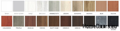 Drzwi przeszklone wewnętrzne pokojowe Heksagon Wood Pokój 80 Drzwi przeszklone wewnętrzne pokojowe Heksagon Wood Pokój 80