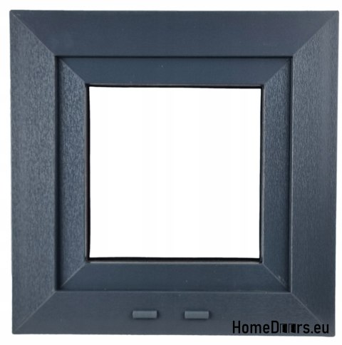 PVC OKNO RU pravé 800x500 / 80x50 ANTHRACITE/BÍLÁ, PŘIPRAVENO K DISPOZICI
