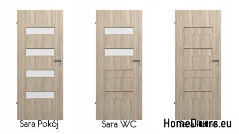 Panelové interiérové dveře Sara WC 80 lakované barvy Panelové interiérové dveře Sara WC 80 lakované barvy