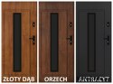 Venkovní dveře PANTOR LEO 01 levé 80 ořech síla 72mm teplé