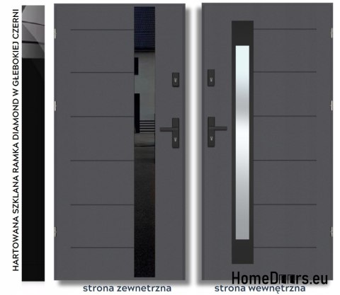 Teplé venkovní dveře THERMO GLASS 4-tabulové balení 70mm, REGÁLOVÉ, 90 L Teplé venkovní dveře THERMO GLASS 4-tabulové balení 70mm, REGÁLOVÉ, 90 L