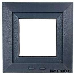 PVC OKNO RU PRAVÉ 700x500 / 70x50 OBOUSTRANNÉ ANTRACIT