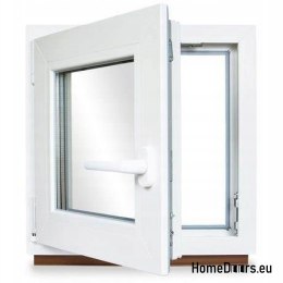 PVC OKNO RU PRAVÉ 500x800 / 50x80 BÍLÁ