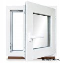 PVC OKNO RU PRAVÉ 600x900 / 60x90 BÍLÁ