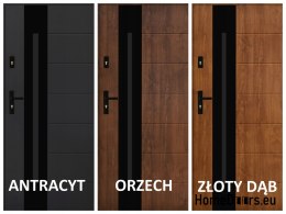 PANTOR ALPINE-PASIVE 03 Venkovní dveře pravé 90 Dub zlatý silný 72mm