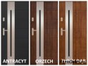 Venkovní dveře PANTOR ALPINE-PASIVE 04 pravé 90 ořech silné 72mm teplé