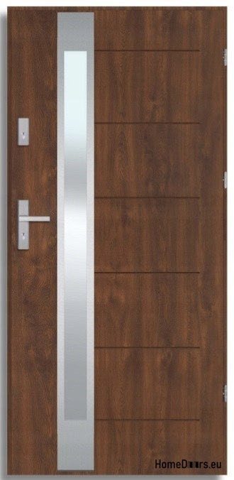 BREMA INOX venkovní dveře s jednosměrným zrcátkem, TLUSTÉ 70mm, STANDARDNÍ, 90 P BREMA INOX venkovní dveře s jednosměrným zrcátkem, TLUSTÉ 70mm, STANDARDNÍ, 90 P