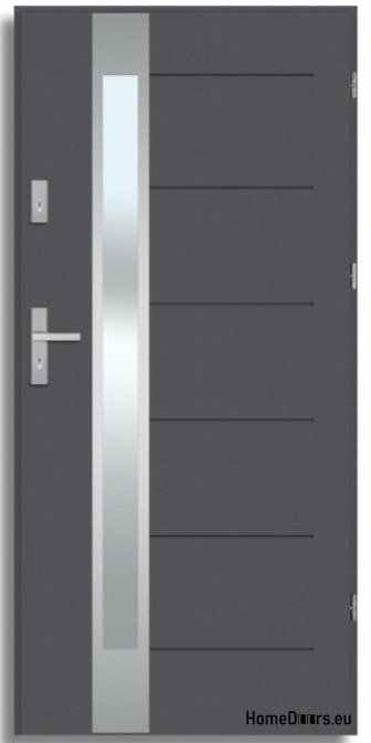 BREMA INOX venkovní dveře s jednosměrným zrcátkem, TLUSTÉ 70mm, STANDARDNÍ, 90 P BREMA INOX venkovní dveře s jednosměrným zrcátkem, TLUSTÉ 70mm, STANDARDNÍ, 90 P