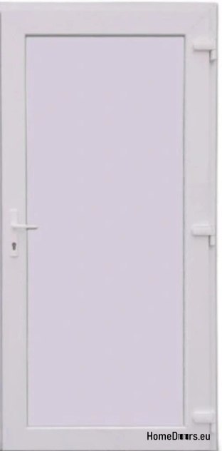 PVC TECHNICKÉ VENKOVNÍ DVEŘE DO DOMÁCNOSTI 100X205 cm BÍLÉ PRAVÉ PVC TECHNICKÉ VENKOVNÍ DVEŘE DO DOMÁCNOSTI 100X205 cm BÍLÉ PRAVÉ