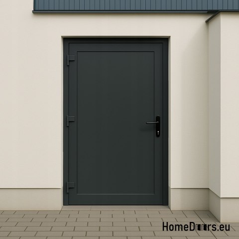 PVC TECHNICKÉ VENKOVNÍ DVEŘE 90X205 cm ANTRACIT LEVÉ PVC TECHNICKÉ VENKOVNÍ DVEŘE 90X205 cm ANTRACIT LEVÉ