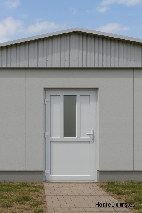 PVC TECHNICKÉ VENKOVNÍ DVEŘE 90X205 cm BÍLÁ LEVÁ PVC TECHNICKÉ VENKOVNÍ DVEŘE 90X205 cm BÍLÁ LEVÁ