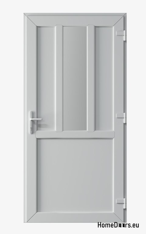 PVC TECHNICKÉ VENKOVNÍ DVEŘE 90X205 cm BÍLÁ PRAVÁ PVC TECHNICKÉ VENKOVNÍ DVEŘE 90X205 cm BÍLÁ PRAVÁ