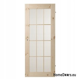 Borovicové interiérové dveře Lamin Glass Sęczna Pine 60
