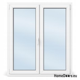 Balkonové dveře Okno 3-tabulkové balení - 48 mm 1465 x 2095 mm Bílá