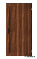 DRZWI ZEWNĘTRZNE TECHNICZNE GOSPODARCZE PCV 100X205 cm ORZECH PRAWE