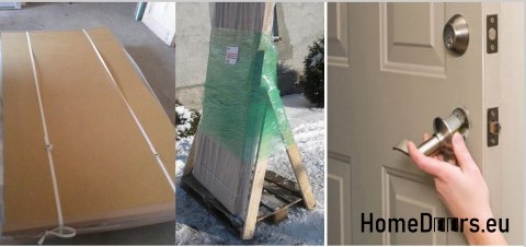 VNĚJŠÍ TECHNICKÉ TECHNICKÉ DVEŘE Z PVC 100X205 cm OŘECH PRAVÉ