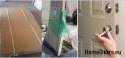 DRZWI ZEWNĘTRZNE pcv TECHNICZNE GOSPODARCZE 100X205 cm ORZECH LEWE