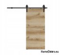 Posuvné dveře 70 nástěnné ALFA LOFT A 04 Oak Grand 74 + posuvný systém