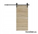 Stěnné posuvné dveře 80 ALFA LOFT A 04 Sonoma Oak 85+posuvný systém