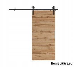 Stěnné posuvné dveře 80 ALFA LOFT A 04 Wotan Oak 85 + posuvný systém