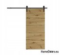 Posuvné dveře 80 nástěnné ALFA LOFT P 01 Artisan Oak 85+ posuvný systém