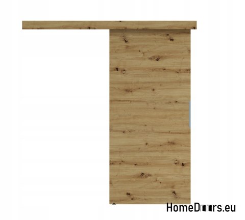 Posuvné dveře 70 ALFA oak Artisan 74 + posuvný systém - tlusté