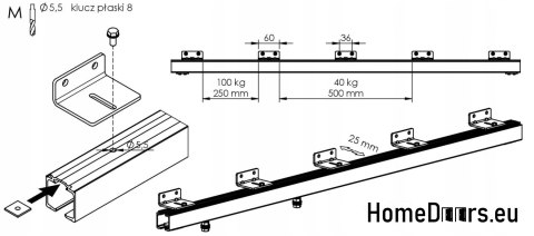 Posuvné dveře 70 ALFA oak Artisan 74 + posuvný systém - tlusté
