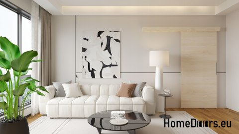 Posuvné dveře 70 ALFA oak Artisan 74 + posuvný systém - tlusté