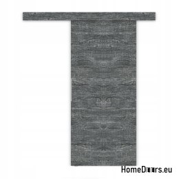 Drzwi przesuwne 70 naścienne ALFA dąb giant 74+ system przesuwny