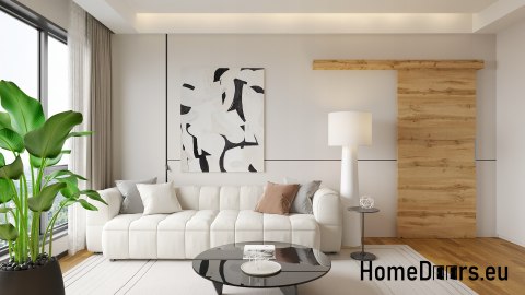 Nástěnné posuvné dveře 80 ALFA Wotan Oak 85 + posuvný systém silnější