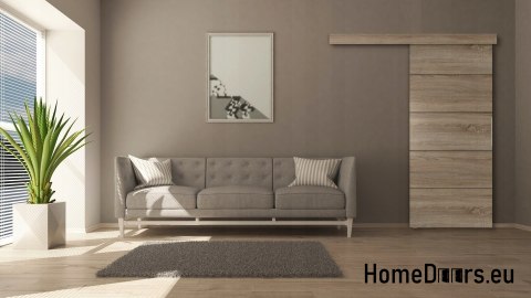 Nástěnné posuvné dveře 80 ALFA Wotan Oak 85 + posuvný systém silnější