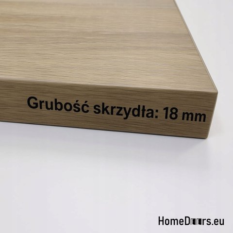 Nástěnné posuvné dveře 80 ALFA Wotan Oak 85 + posuvný systém silnější