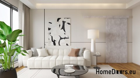 Posuvné dveře 80 ALFA marble black 85+ posuvný systém