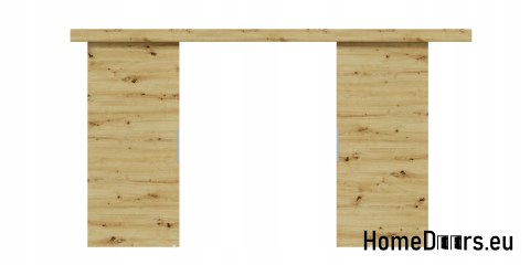 Drzwi przesuwne 140 naścienne ALFA LOFT 02 Dąb Artisan 70+system przesuwny