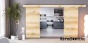 Drzwi przesuwne 140 naścienne ALFA LOFT 02 Dąb Grand 70 + system przesuwny