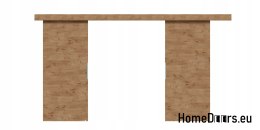 Drzwi przesuwne 140 naścienne ALFA LOFT 02 Dąb Lancelot 70+system przesuwny