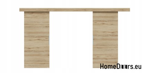 Drzwi przesuwne 140 naścienne ALFA LOFT 02 Dąb Tajga 70 + system przesuwny