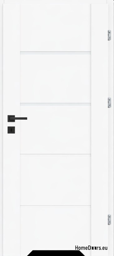 Vnitřní koupelna dveře bílá Lento 70 Právo, Z rukou