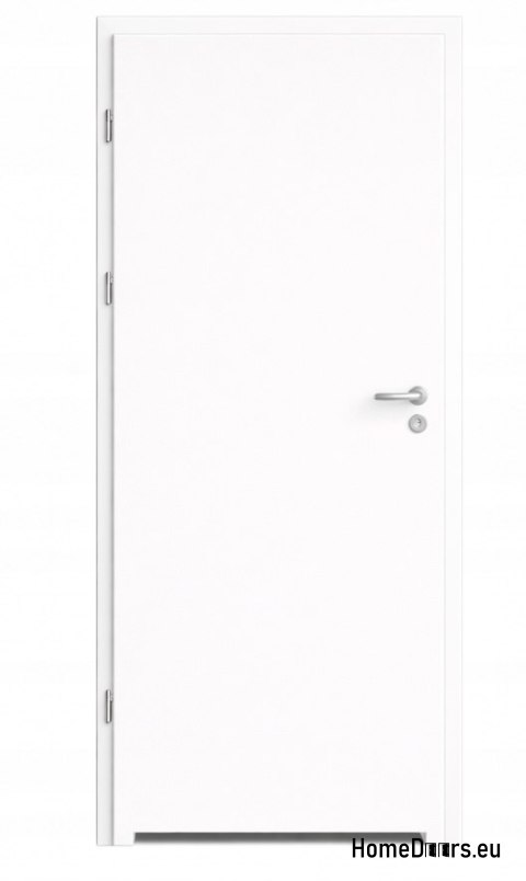 Vnitřní koupelna dveře hladké bílé Directo 80 Levá ruka