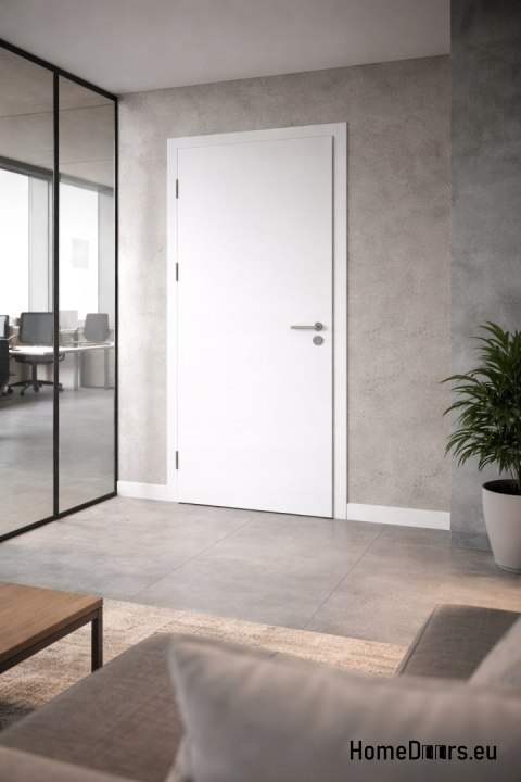 Vnitřní místnost kancelář hladké bílé Directo 90 Levá ruka