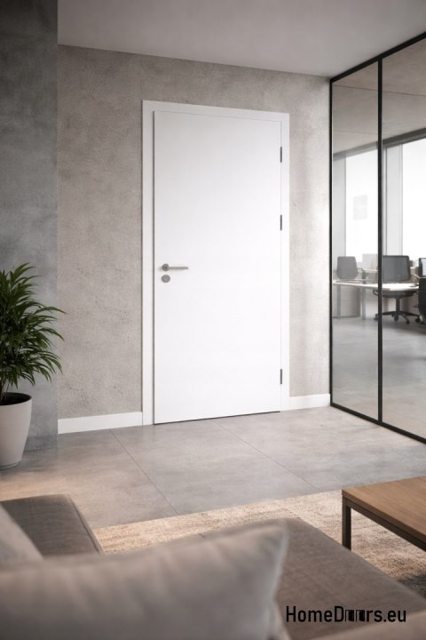 Vnitřní místnost kancelář hladký bílý Directo 90 Pravá ruka