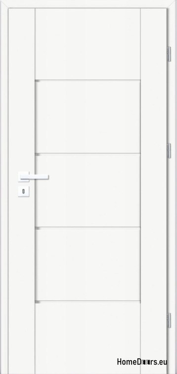 Vnitřní dveře místnosti plné bílé Lento 90 Právo, Z Hand