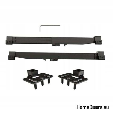 Vnitřní posuvné dveře Baku 3,5 cm silné 90 Loft dub + systém