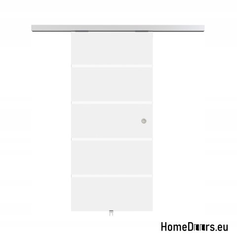 Vnitřní posuvné skleněné dveře s vodičem 90 set PASKI-95