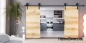 Drzwi przesuwne 110 naścienne ALFA LOFT 04 Dąb Grand 55 + system przesuwny